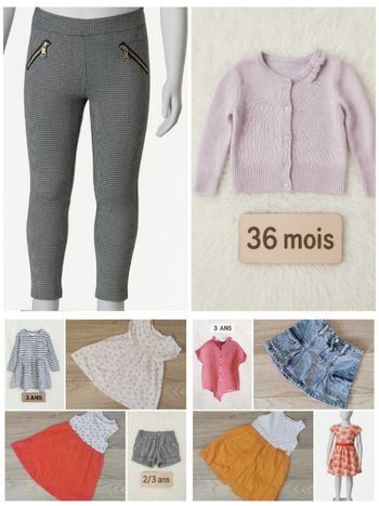 Lot fille 36 mois