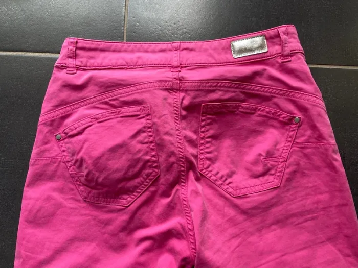 Jeans rose fusain taille 36 - photo numéro 5