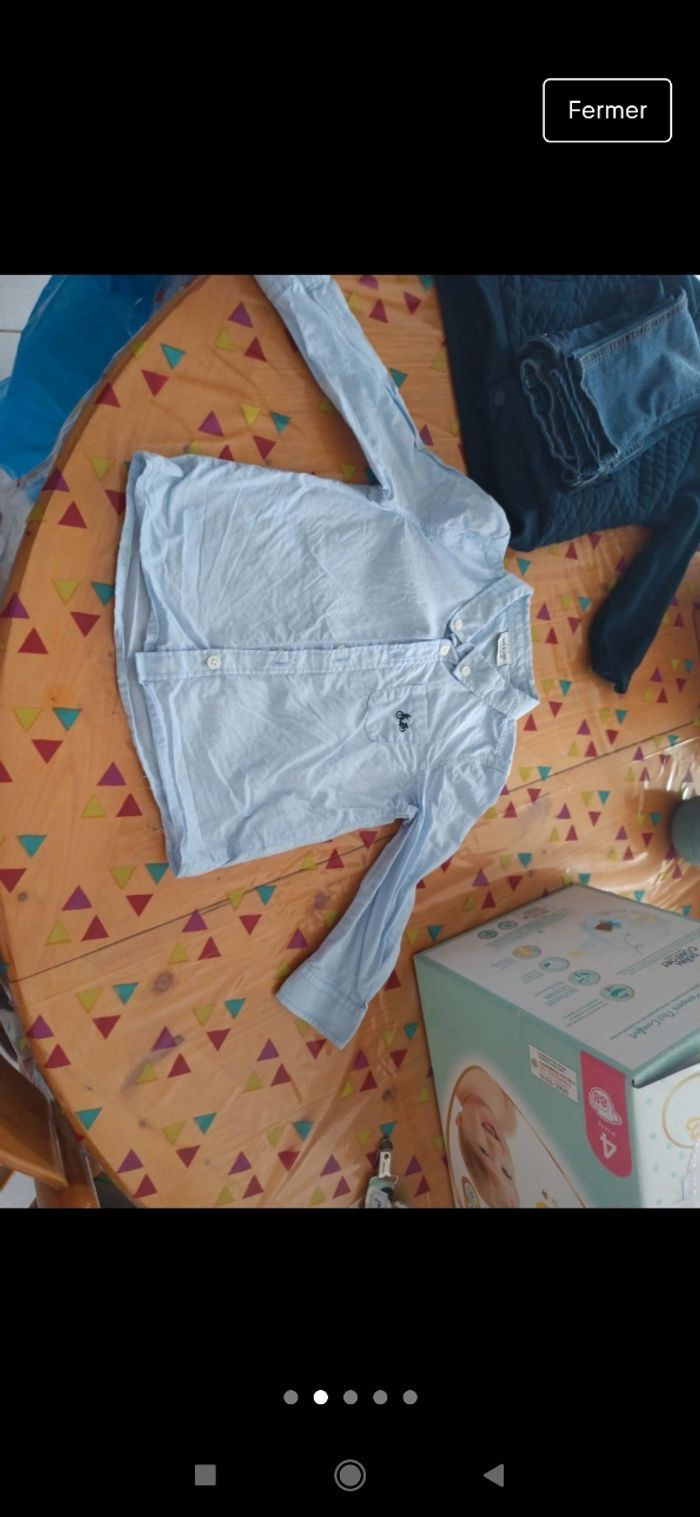 Ensemble chemise gilet pantalon - photo numéro 2