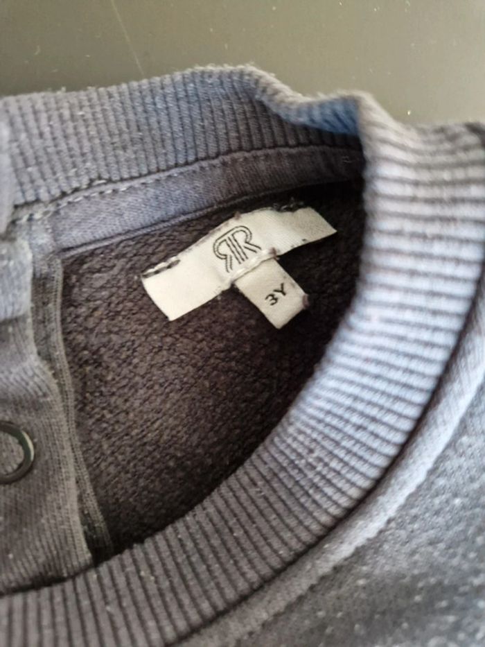 Pull chaud garçon La redoute bleu malin 94 cm - photo numéro 6