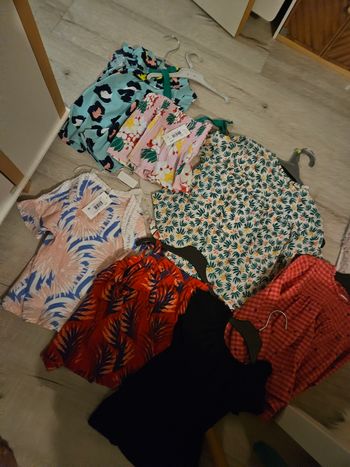 Lot 7 blouses catimini 4 ans