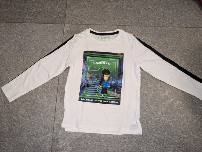 T-shirt à manches longues garçon 6 ans