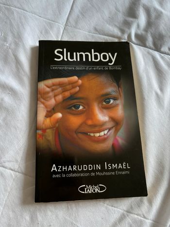 Livre slumboy l’extraordinaire destin d’un enfant de Bombay azharuddin Ismael y2k 00s