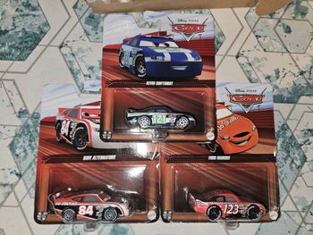 3 voitures cars Mattel neuves