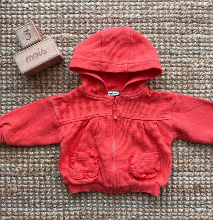 Veste à zip TAO 3mois / 60cm