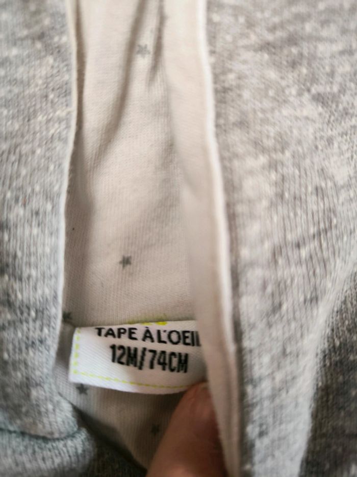 Gros gilet tape à l'oeil neuf 12 mois - photo numéro 3