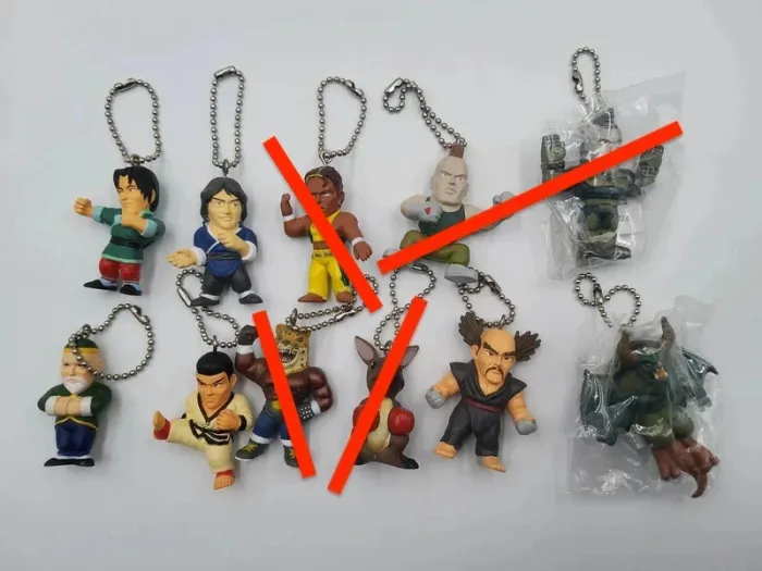 6 Porte-clés Tekken