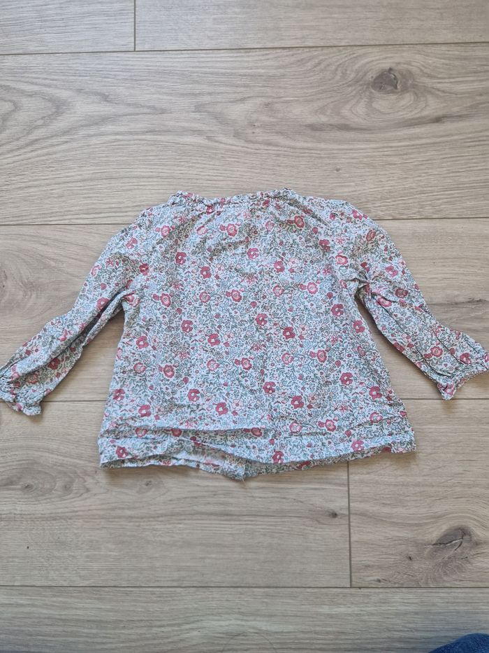 Lot de 3 chemises bébé fille Tex 12 mois - photo numéro 9