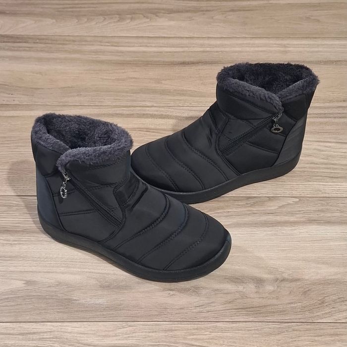 Bottes d'hiver doublé chaude imperméable antidérapante neige - photo numéro 1