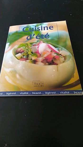 Livre cuisine d'été