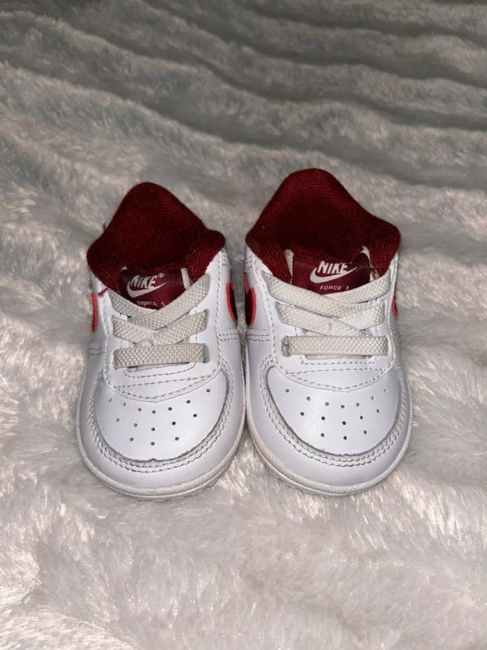 Basket air force one blanche et bordeaux - photo numéro 2