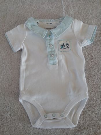 Body Mon Premier Major 1 mois (réf perso L23)(familleac72)