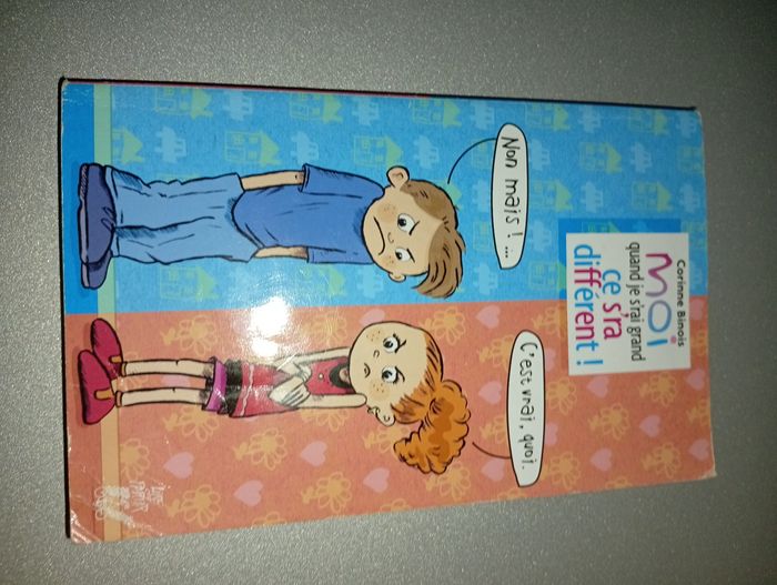 Livre Moi quand je s'rai grand ce s'ra différent !Je vends ce livre pour enfant "Moi quand je s'rai grand ce s'ra différent !".
- Titre : Moi quand je s'rai grand ce s'ra différent !
- Genre : Livre pour enfant &amp