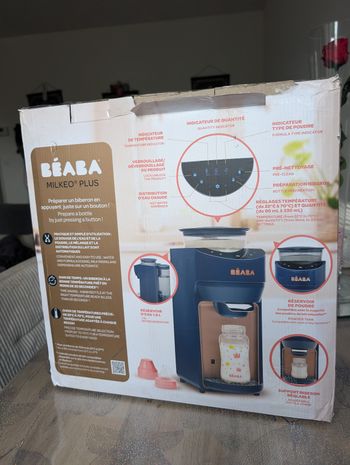 Préparateur de biberon beaba milkeo plus 