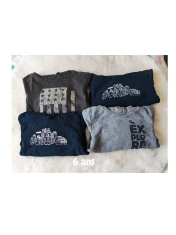Lot pulls garçon 6 ans