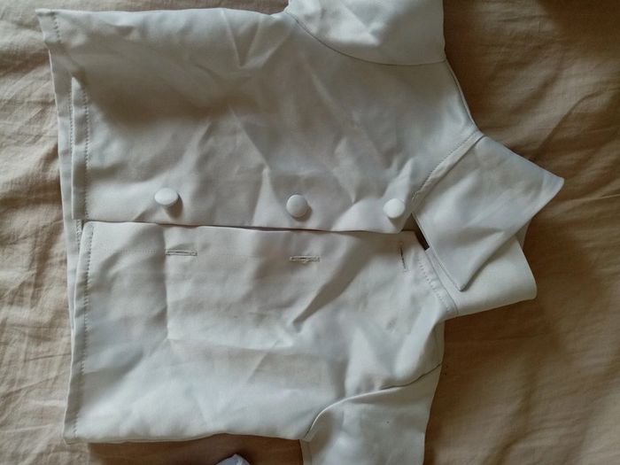 Ensemble cérémonie 3 6 mois garcons blanc - photo numéro 5