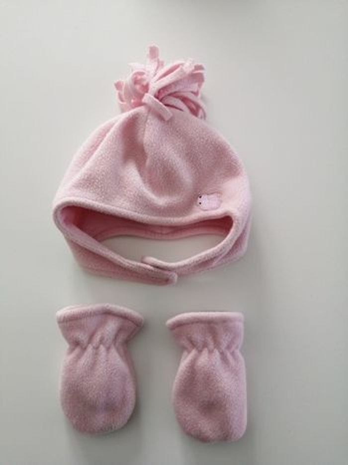 Bonnet et gant polaire👣