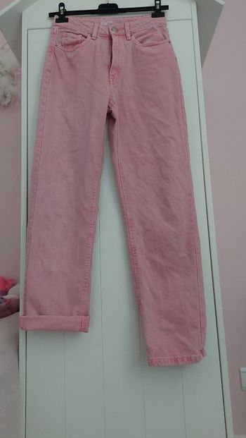 Pantalon jean rose taille 32 xs fille