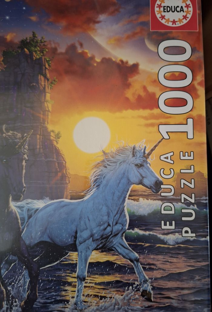 Des licornes sur la plage - Puzzle 1000 Pièces - photo numéro 2