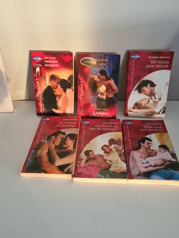 Lot de 6 Romans Harlequin - Collection Azur