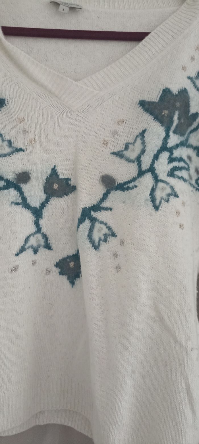Pull en laine taille 1 un jour ailleurs - photo numéro 2