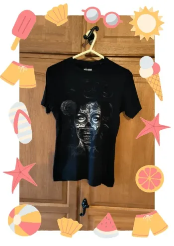 Tee shirt femme noir The walking dead 36