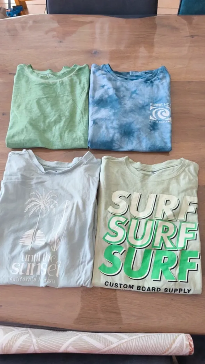 Lot tee shirts divers