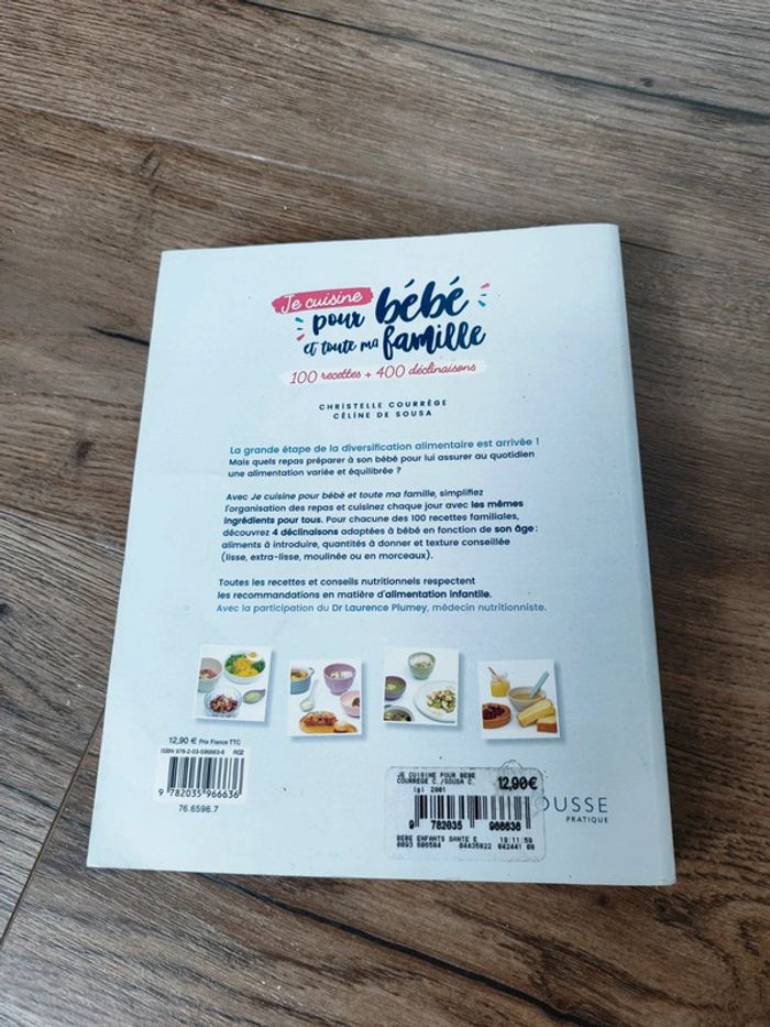 Livre je cuisine pour bébé et toute la famille - photo numéro 2