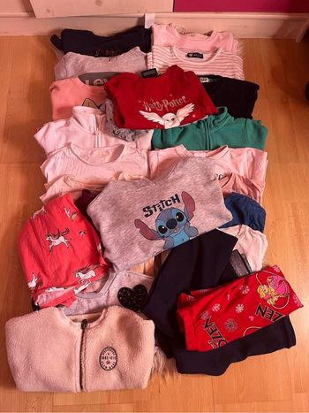 Lot vêtement fille hiver 4/5 ans kenzo ikks primark Levi’s tbe 👧