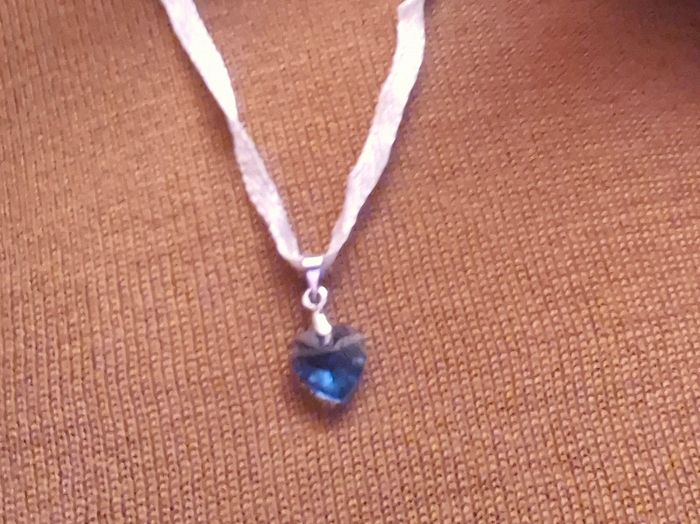 lot Pendentifs Cœurs (2) de cristal