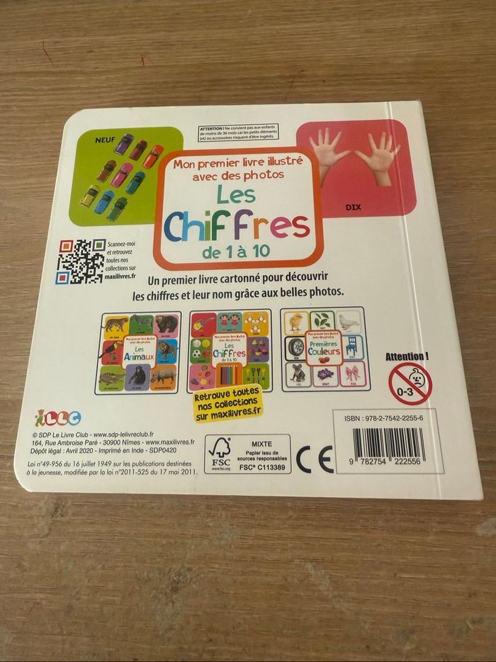 Mon premier livre illustré  «Les chiffres de 1 à 10» - photo numéro 2