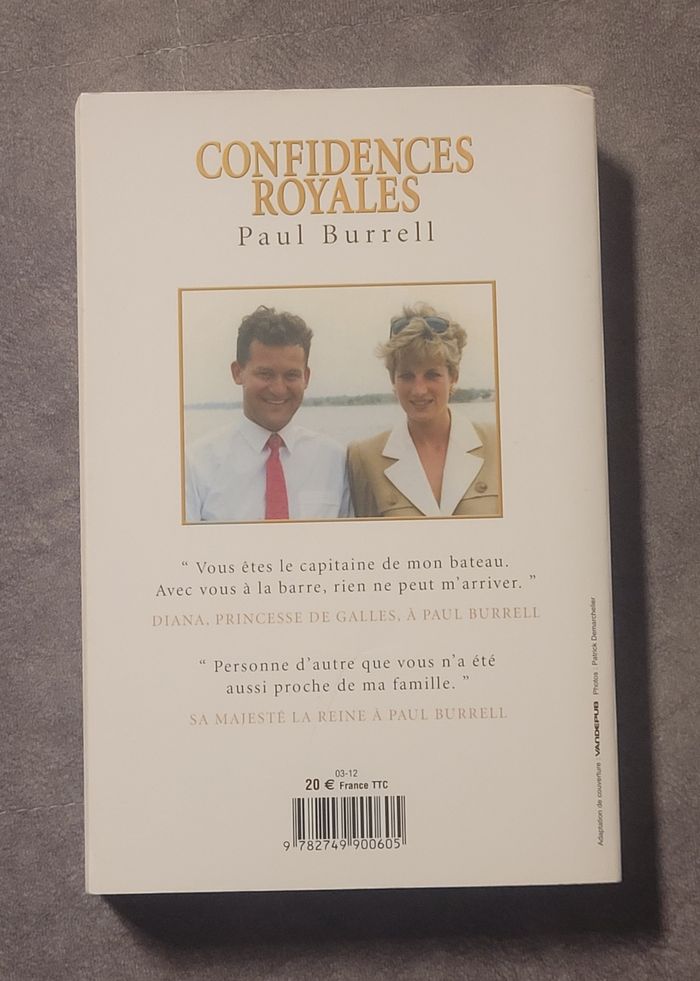 Confidences royales - Les révélations fracassantes du majordome de Lady Diana Paul Burrell - photo numéro 2