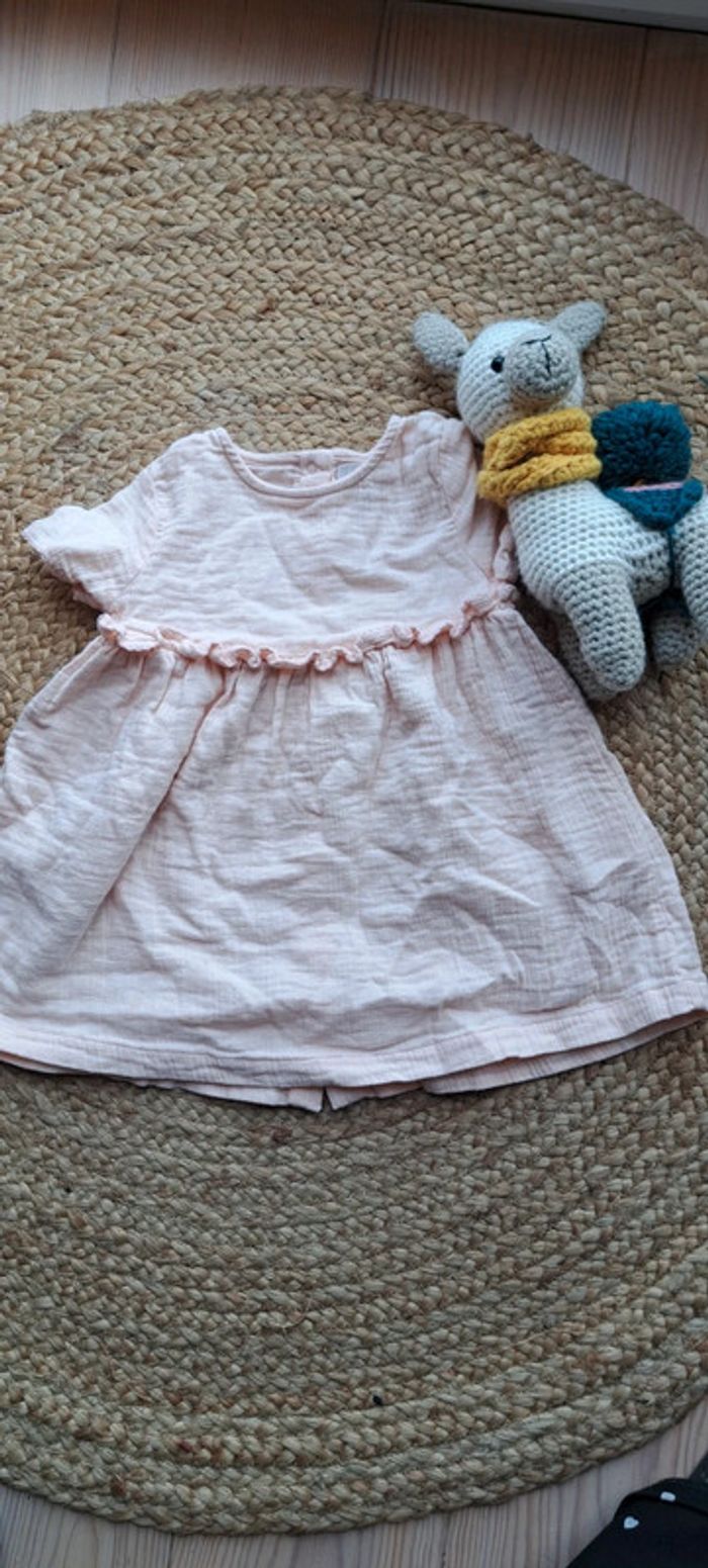 Robe rose clair 18 mois
