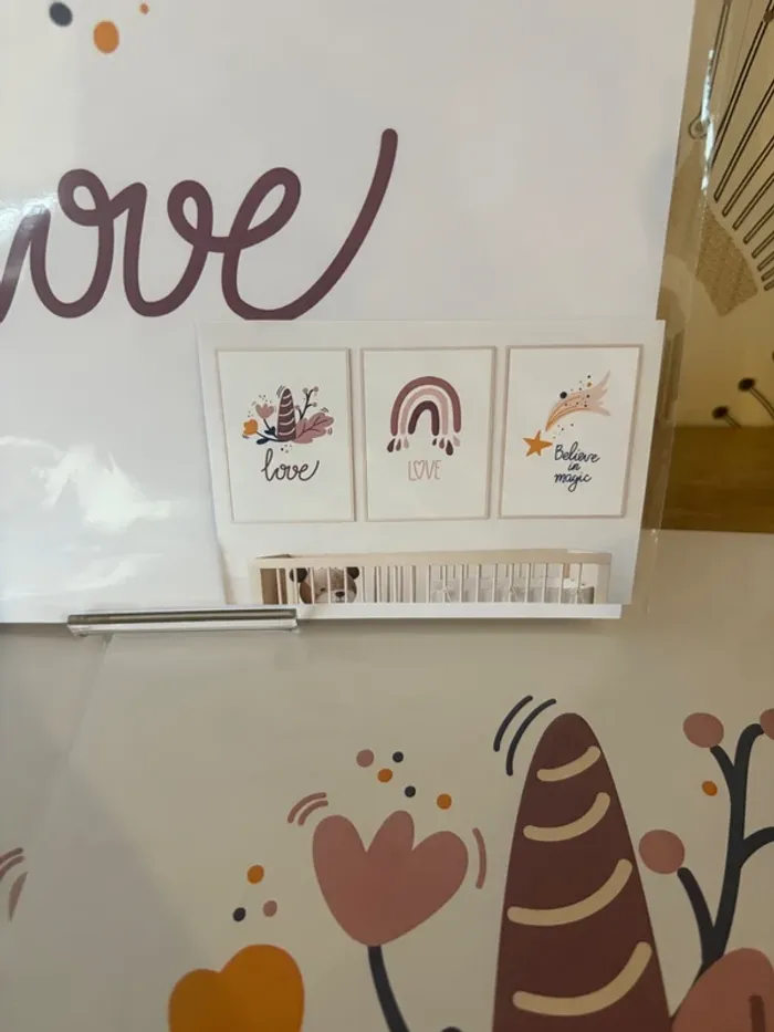Affiches “Love & Magic” pour chambre enfant - photo numéro 2