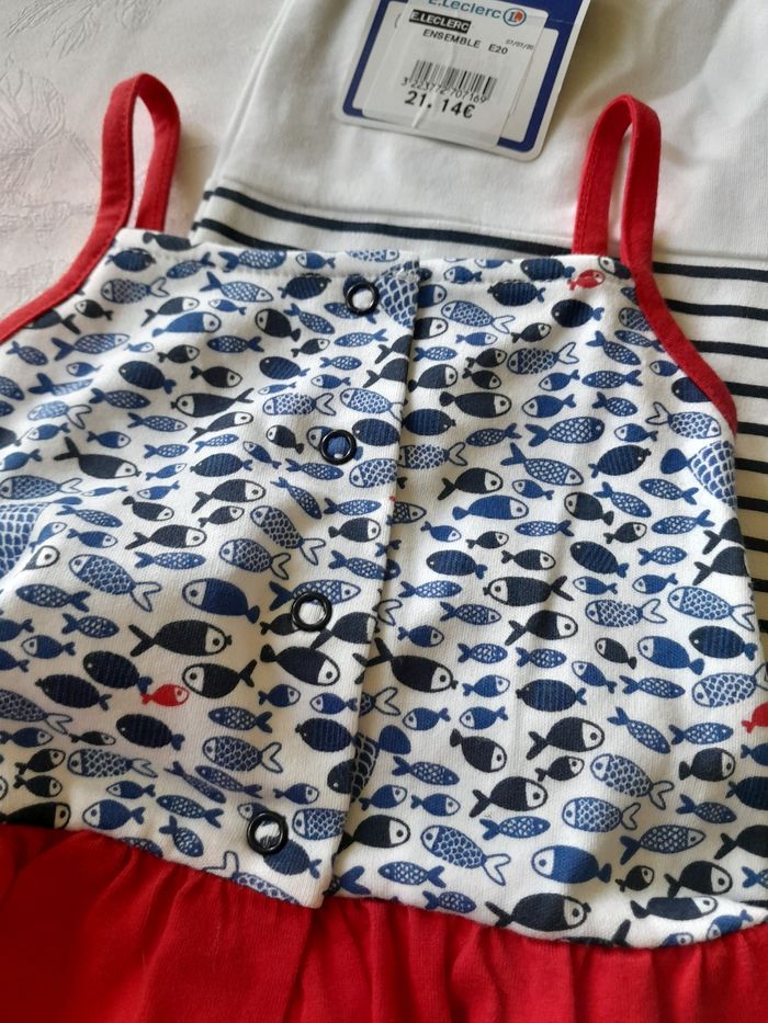 Ensemble été fille petit poisson - photo numéro 7