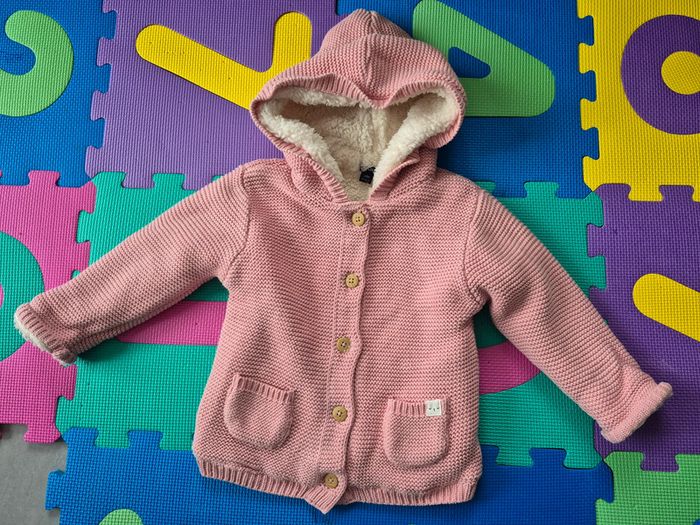 Veste gilet rose Kiabi 24m