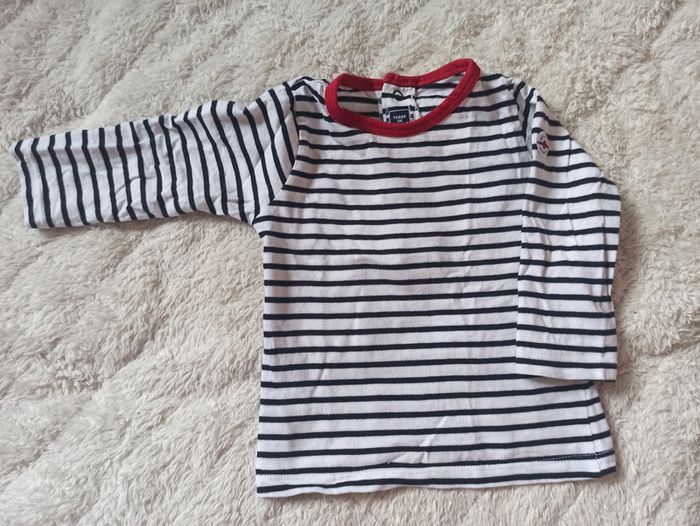 Ensemble salopette t-shirt terre de marins - photo numéro 6