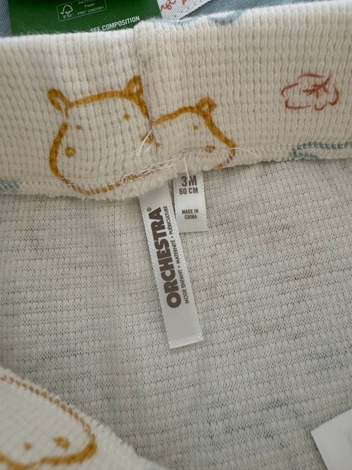 Lot de vêtements bébé (5 pièce) - 3 mois - Orchestra, Kiabi - photo numéro 4