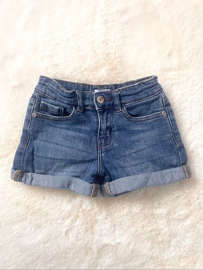 Lot de deux shorts bleus 5 ans - photo numéro 2