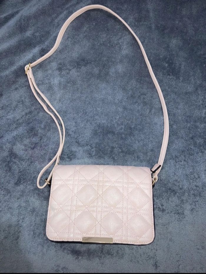 Pochette matelassée rose