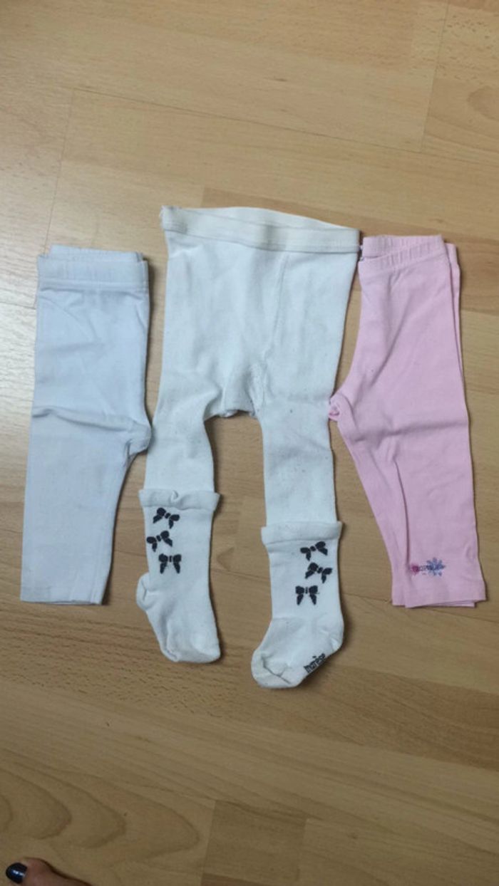 Lot 2 leggings et collant