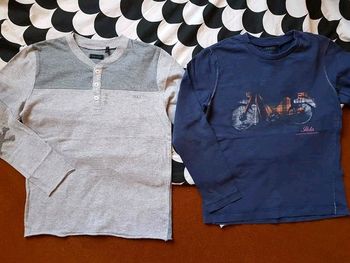 Lot de 2 tee shirts manches longues garçon ikks 6ans