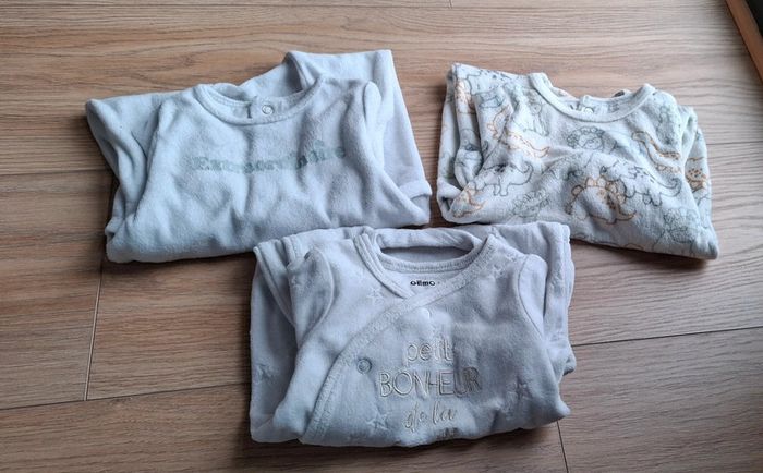 Lot de 3 pyjamas Gemo 3 mois