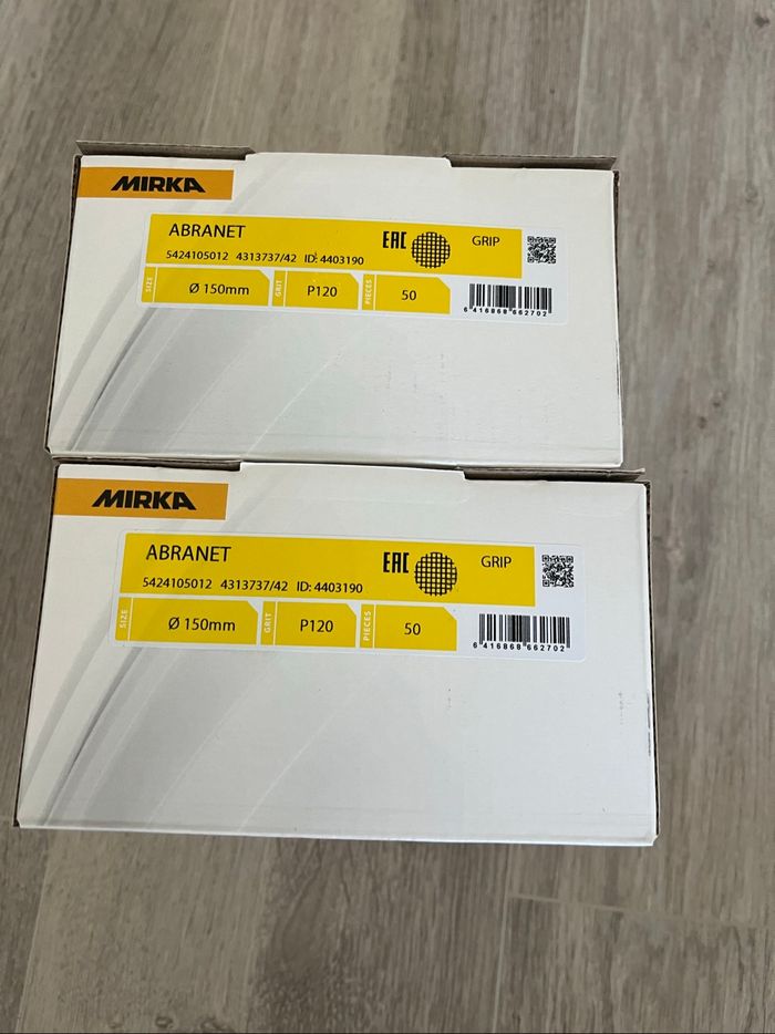 Lot de 2 boîtes Mirka Abranet gr120