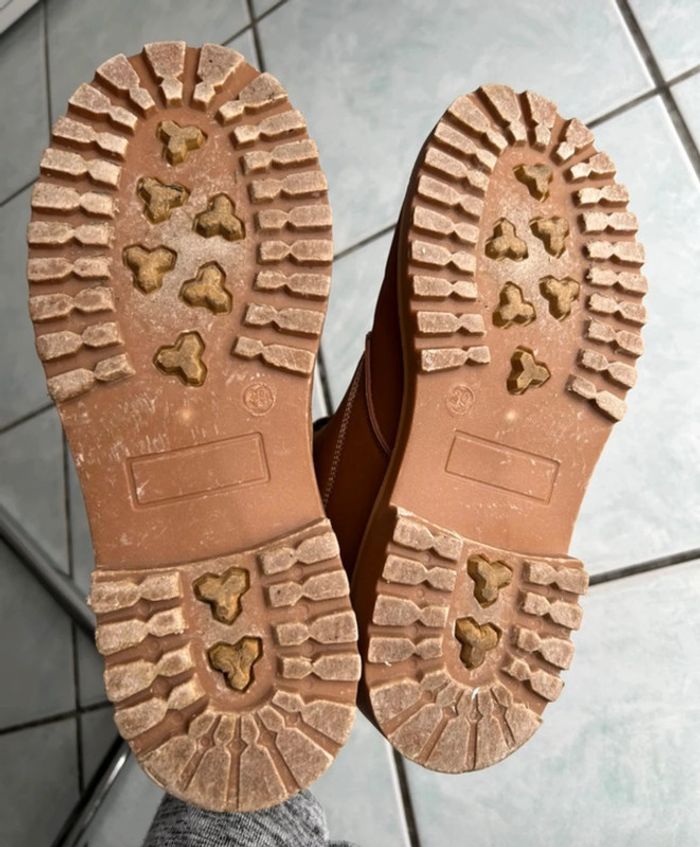 Boots camel homme - photo numéro 4
