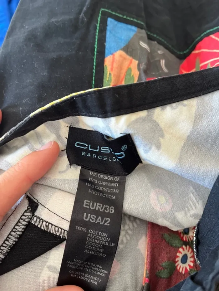 Jupe Custo imprimé en coton - photo numéro 3