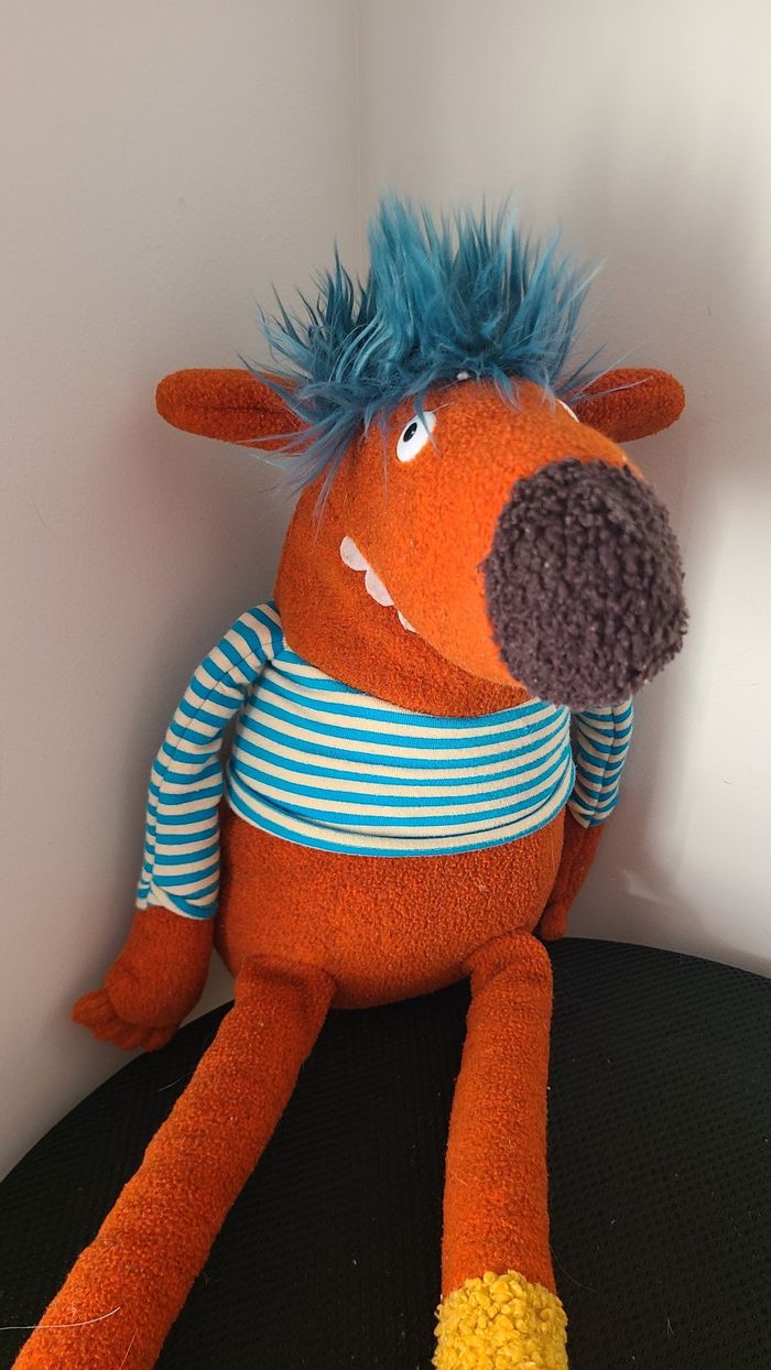 Les Schmouks Peluche orange Pidou