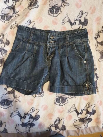 Short en jeans