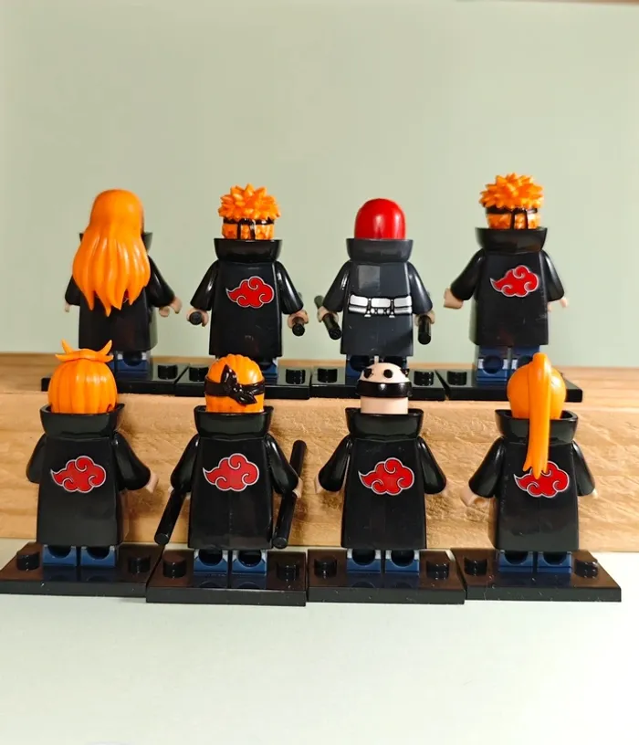 Pain et ses 8 formes - lot de 8 Mini figurines au format Lego - photo numéro 2