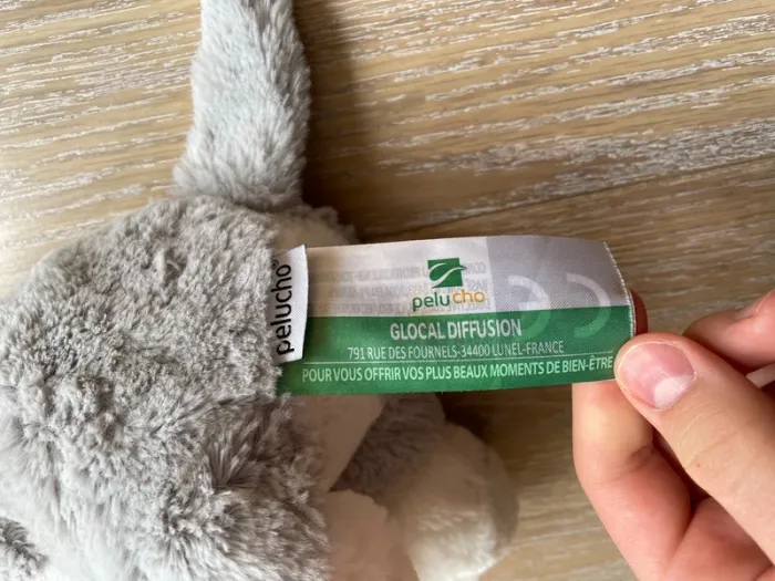 Doudou peluche chien enfant - photo numéro 2